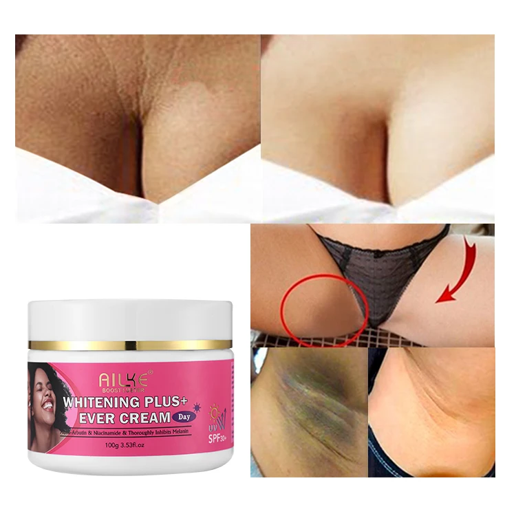 Private Label perfumed Cream 100% Pure Organic Skin Lightening Moisturizing Spf 30 Inhibits Melanin Face Cream