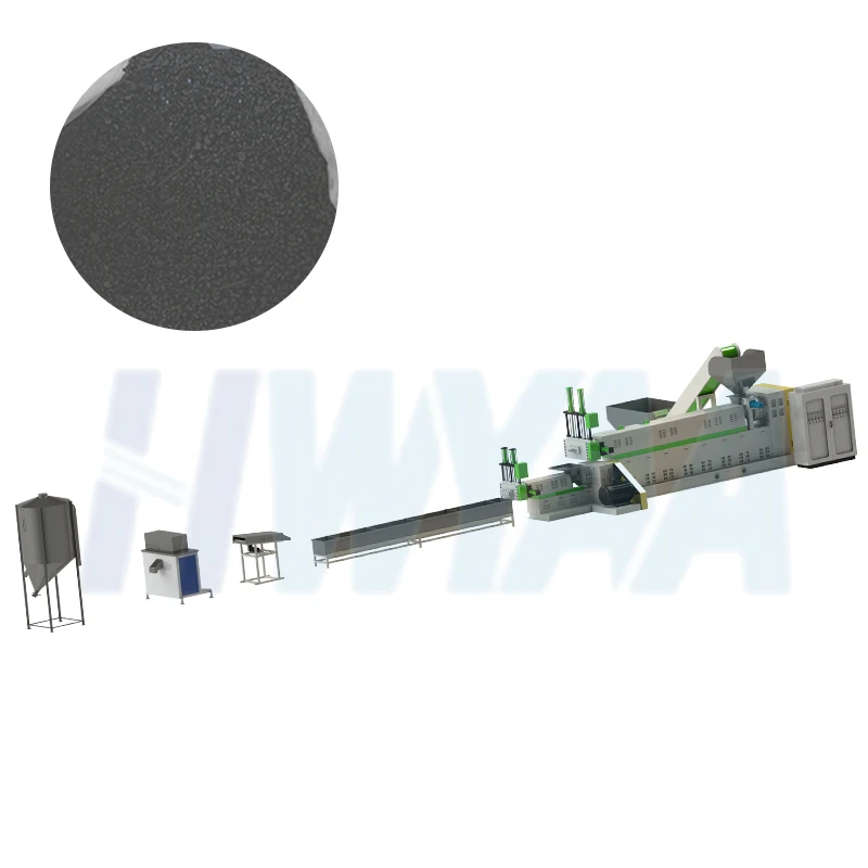 SJP-150-150 pelletizer making machine Granulating Production Line plastic recycling machine granulator for PP PE  PVC in factory
