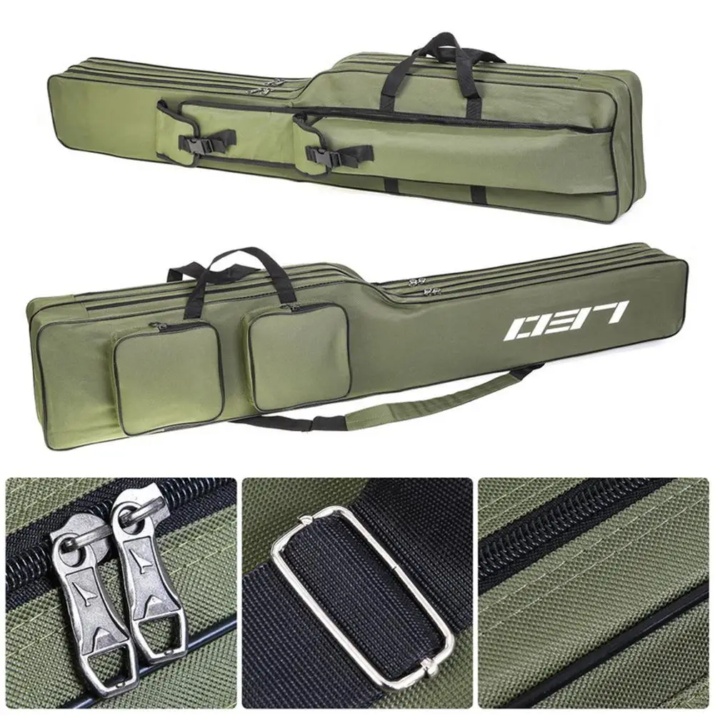 Newmajor 1 3 м большой емкости Складная удочка сумка для хранения рыболовных снастей мешок случай рыболовной удочки