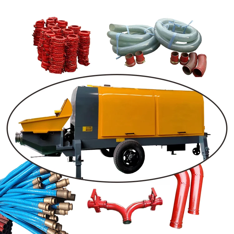 Xieli Machinery Mortar Pump Concrete Pump Machine/Concrete Mixer With Pump Diesel Concrete Pumps For Sale