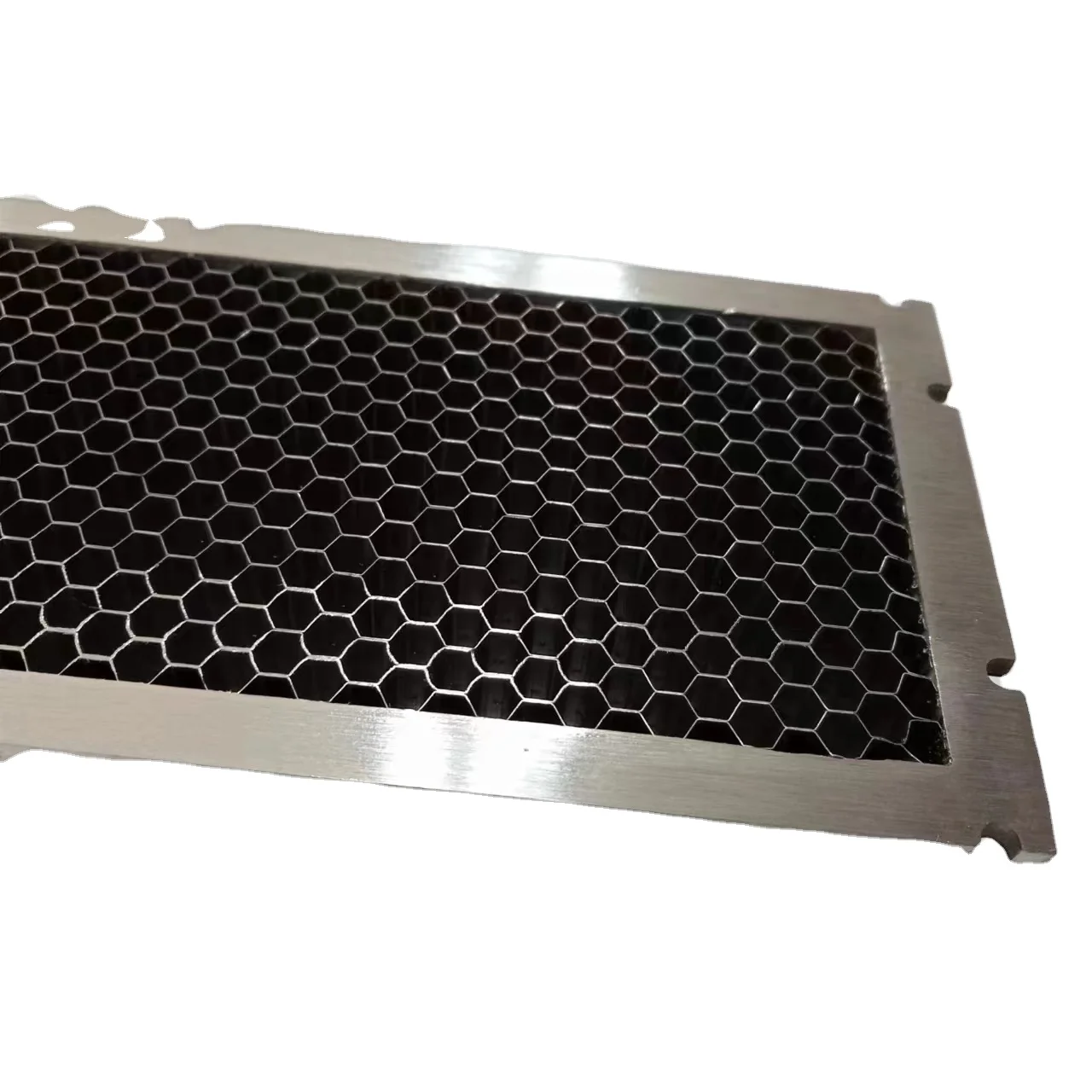 square stainless steel honeycomb air vent with electroless nickel plating military grade honeycomb panels