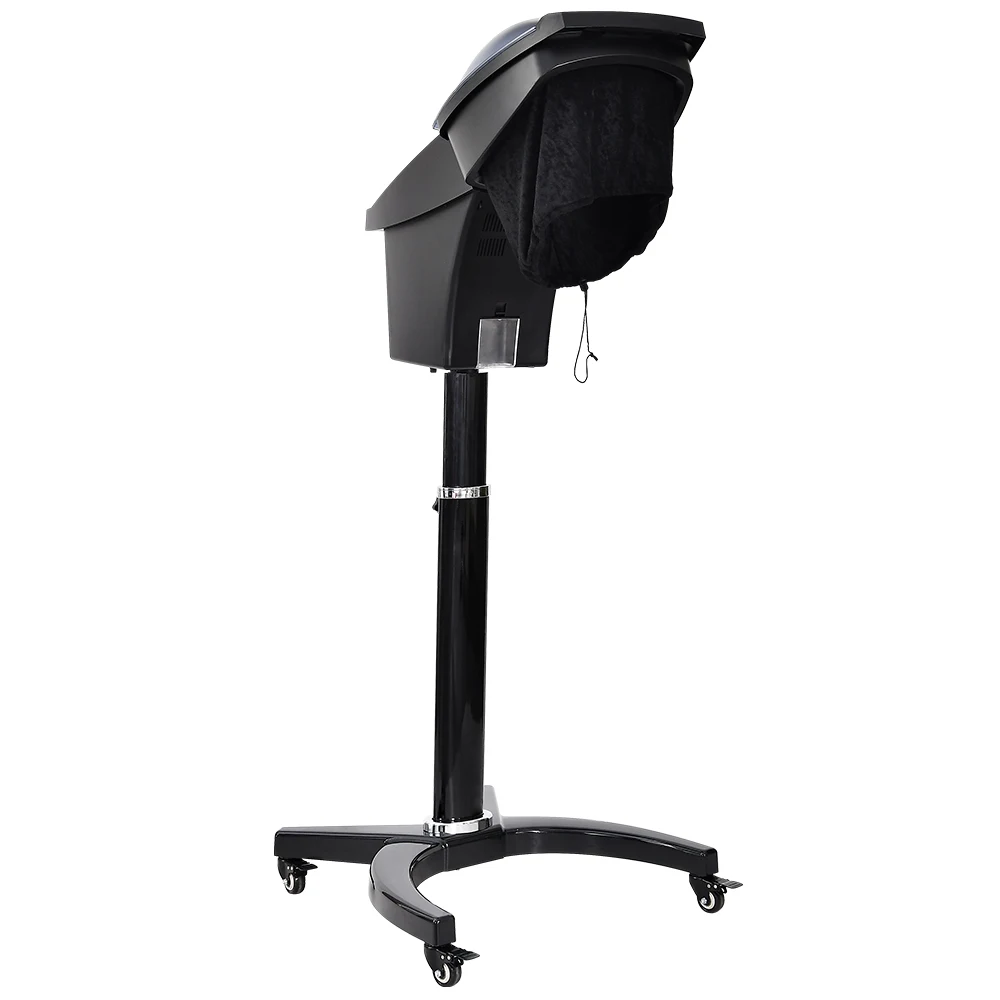 Salon Micro Mister Hair Scalp Treatment Dye Perm Professional O3 Ozone Hooded SPA For Black Hair Natural With Wheels