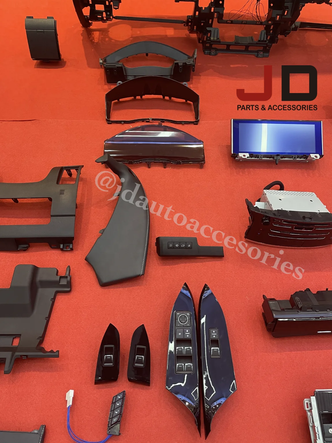New OEM Design 1:1 Dashboard Inside Interior Kits For LX570 08-15 Upgrade to 2016-21