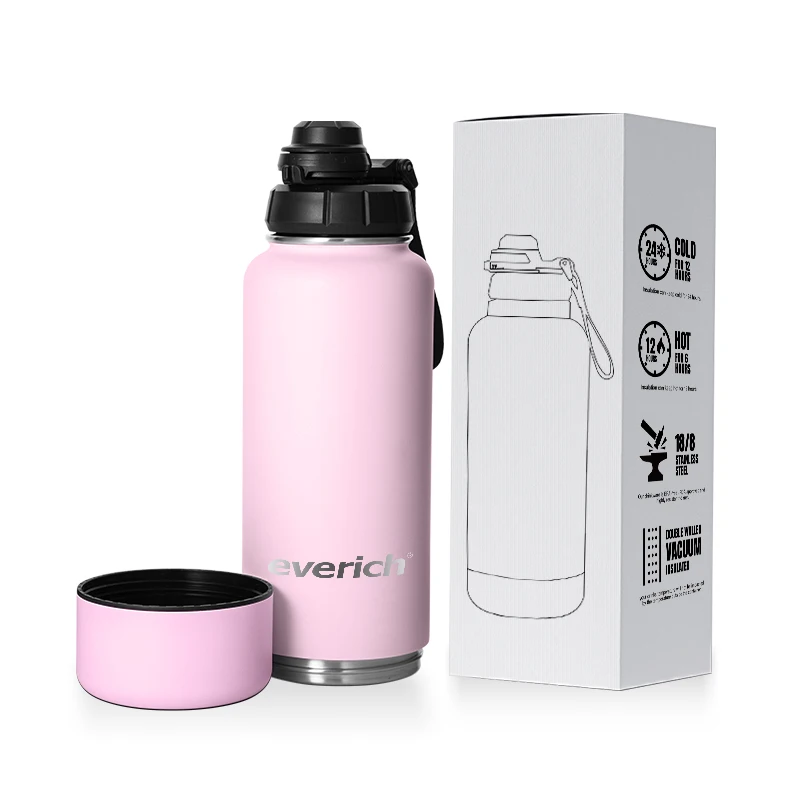 ODM New Double Wall Stainless Steel 18/8 Insulated Water Bottle for Pets Sport Style with Lid for Camping Direct Boiling