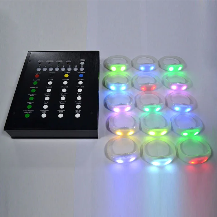Supplies With Control LED Birthday Flashing Wristband Silicon Bracelet LED Light up Parties Big Events wedding and party