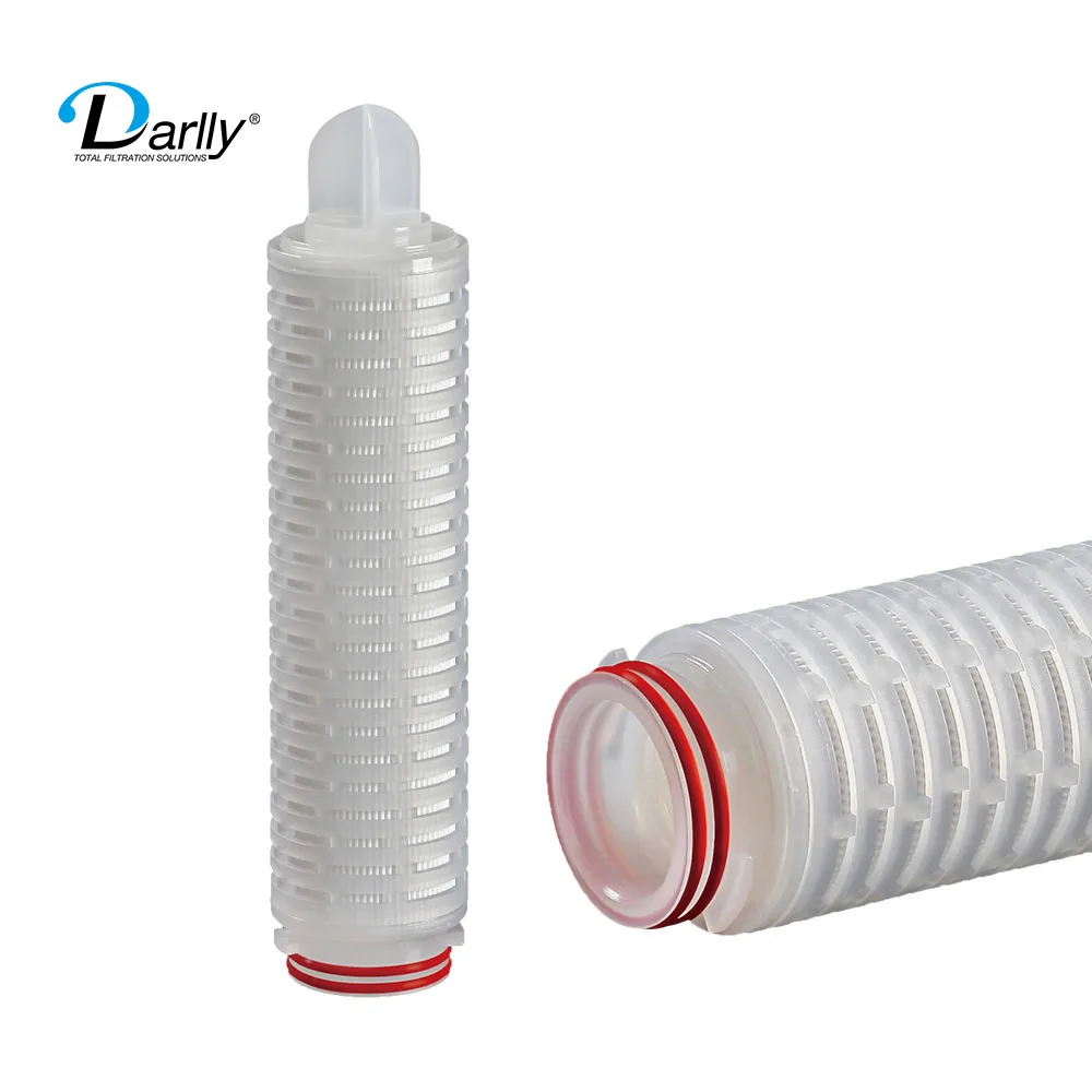 1 Micron PP Pleated Filter Cartridges Mining Machinery Accessories Filtration Of The Injection Water For Oil