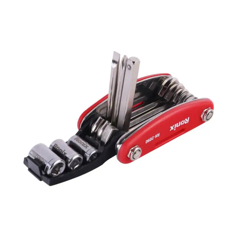 Ronix RH-2090 Model Steel Allen Wrench Cycling Mountain 14PCS Bike Maintenance Tools Bicycle Key Set with Hexagon Wrenches