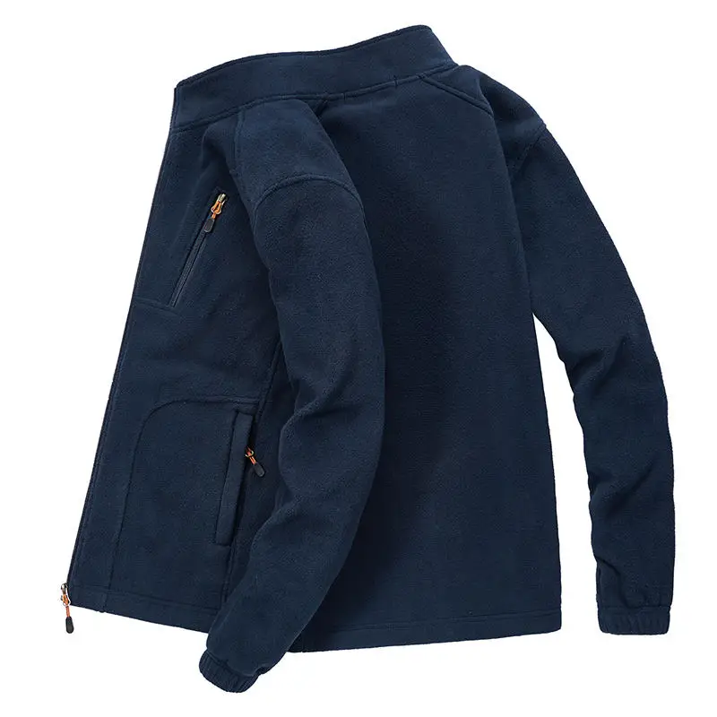 Men Jackets Microfleece polar Fleece Sport Training Running zipper Jacket For men