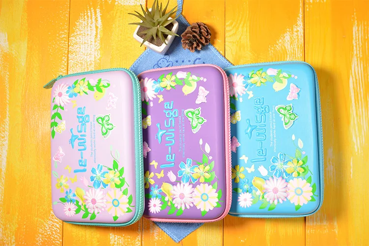 3D Large Capacity Multi Functional High Quality Eva Pencil Case For School Kids Factory Custom Pattern Cartoon Hard Pencils Case