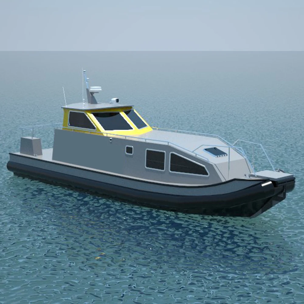 super aluminum yacht with motor and aluminum 5083 yacht for working and pleasure recreation yacht