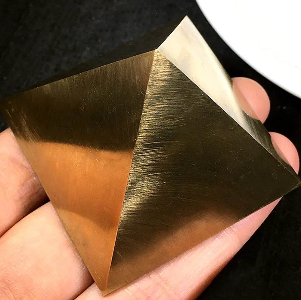 Natural pyrite stone crystal pyramids Hand-Carved Crystal For Decoration