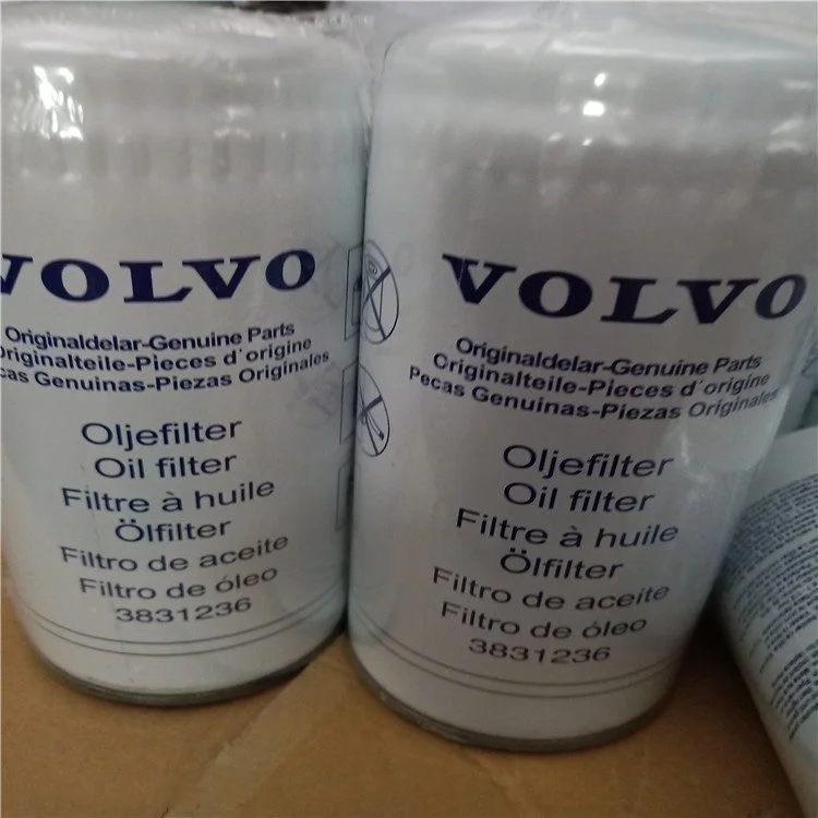 Truck Diesel Engine Oil Filters 3831236 JX0818 for Volvo Excavator Wholesale manufacturers Original or customized on demand