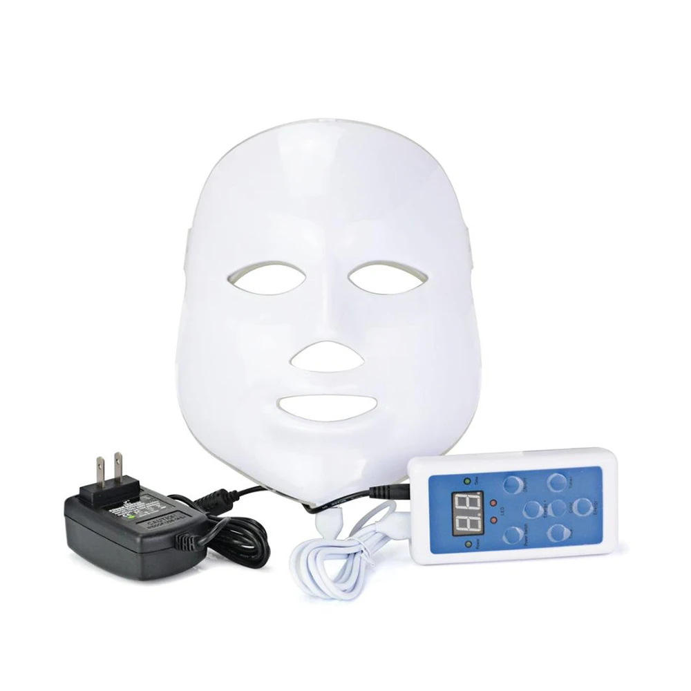 Wholesale Face Lifting 7 Colors At-home Photon LED Light Therapy Face Mask SPA Treatment Face Mask Device