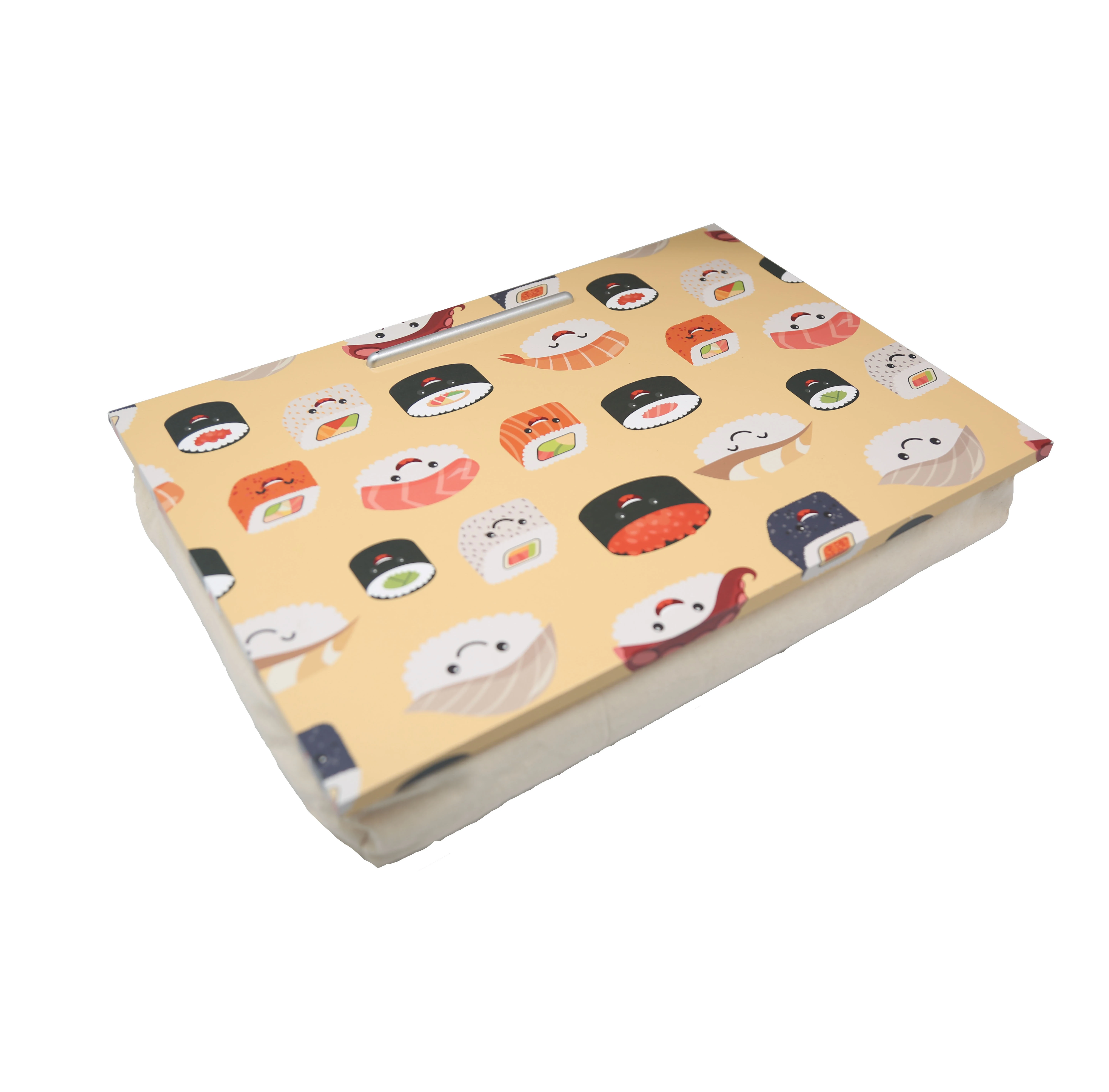 2018 Hot Sell Bean Bag Pillow Cushion Kitchen Wooden Lap Tray ,Laptop Cushion Tray,Dinner Lap Tray