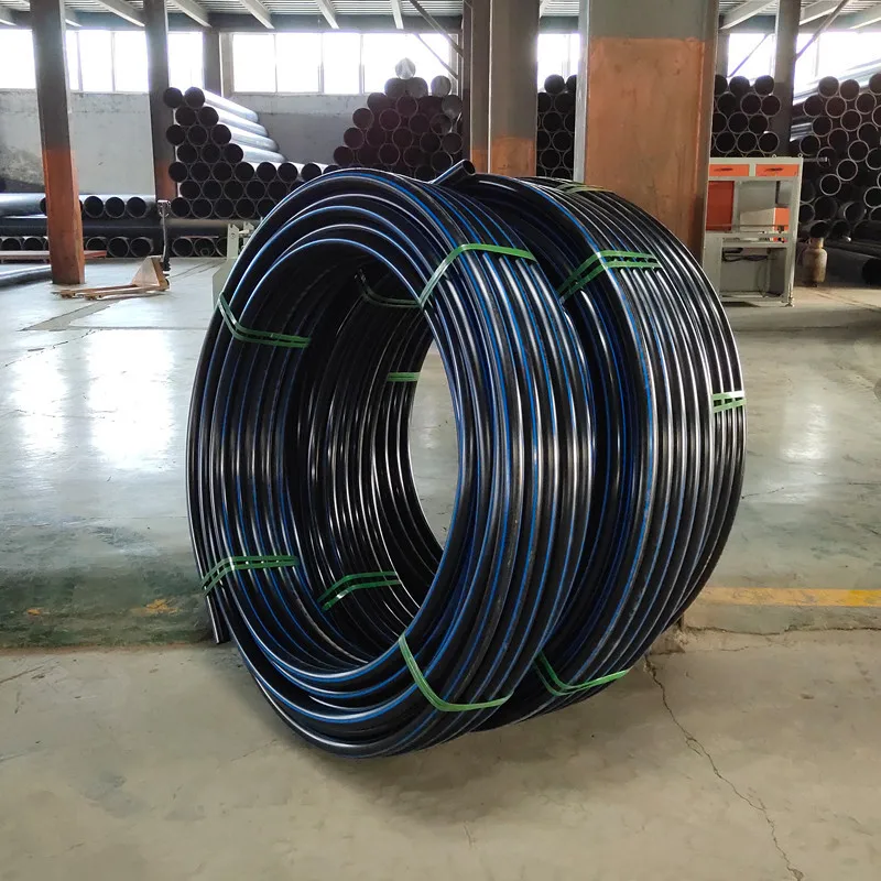 Diameter 50mm 63mm 32mm  3 Inch 2 Inch Black Plastic Pe Water Pipe Roll 100m 200m and 300m Hdpe Roll Pipe for Water Supply
