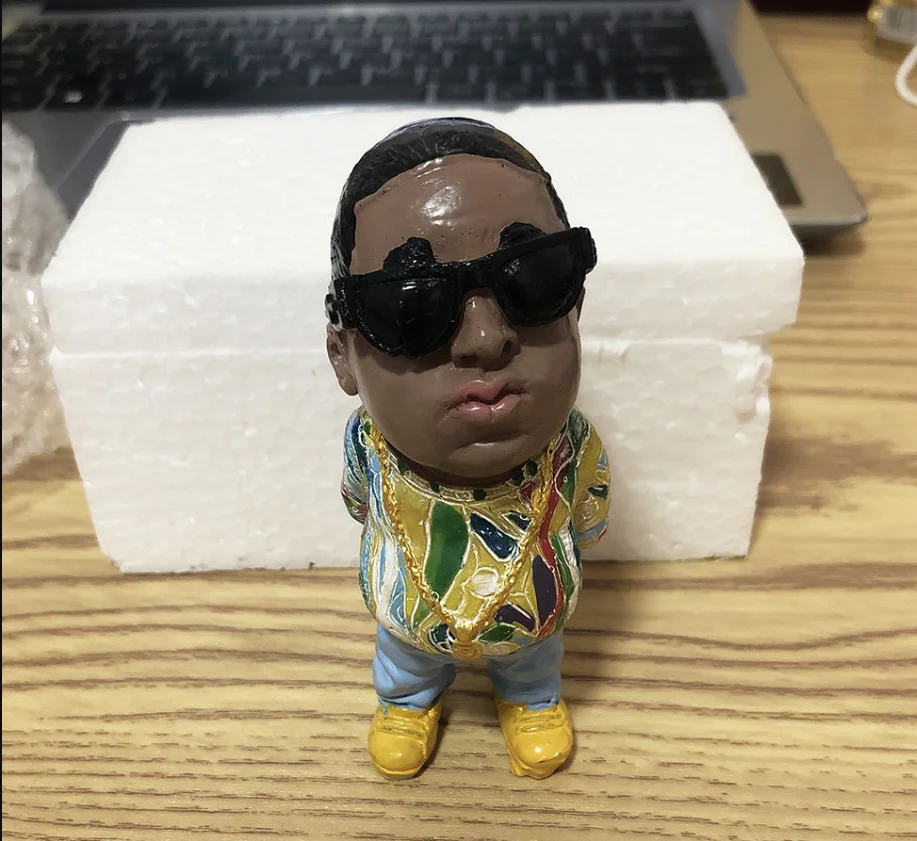 Fengzhi Factory Alkyne Legendary Modern Style Hip Hop Memorial Statue Fat Man Resin Craft Sculpture Decoration
