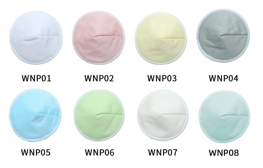 
Adult organic bamboo reusable and washable leak-proof washable nursing breast pads 