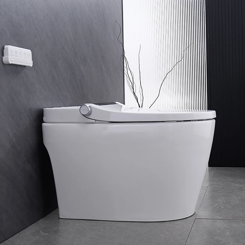 Bathroom Electric Toilet floor mounted Wireless Automatic Toilets Ceramic Smart Toilet For Project