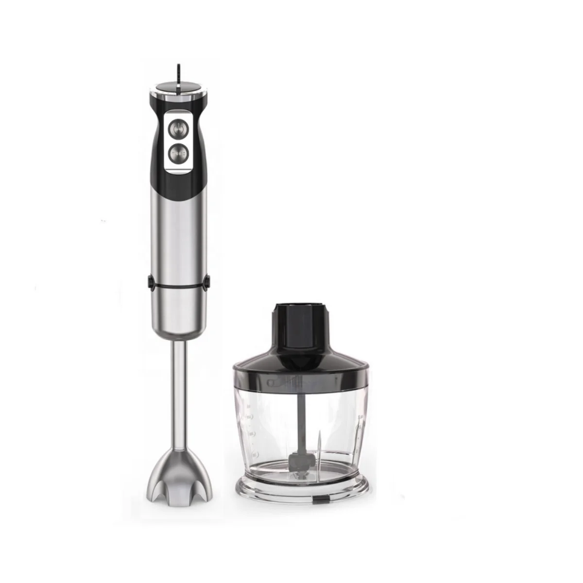 powerful 600W DC motor colorful LED light electric mini hand immersion stick blender