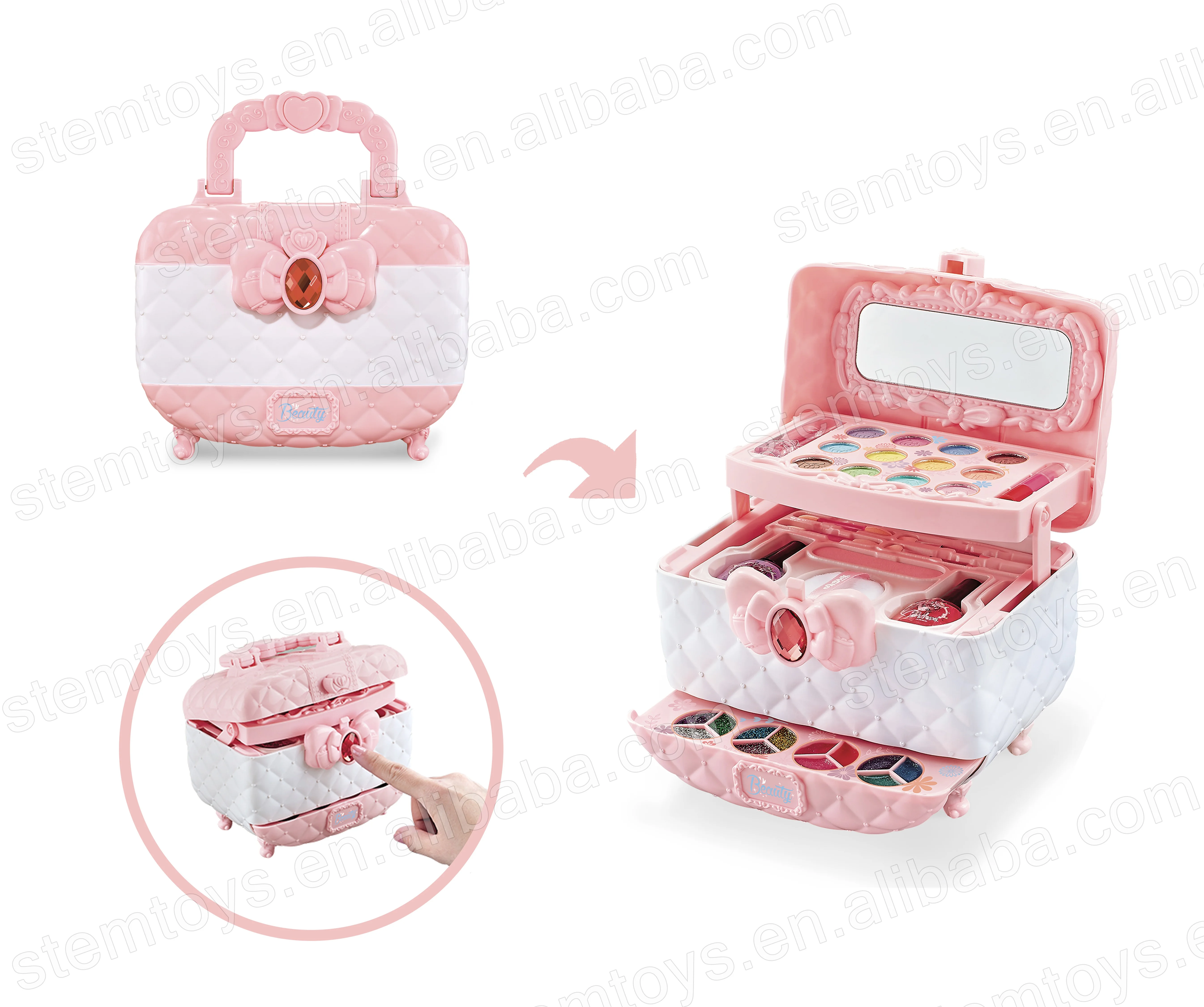Fantasy beauty set Girls house cosmetics Multi Box Steam makeup Toys Face Painting art Gift for girls