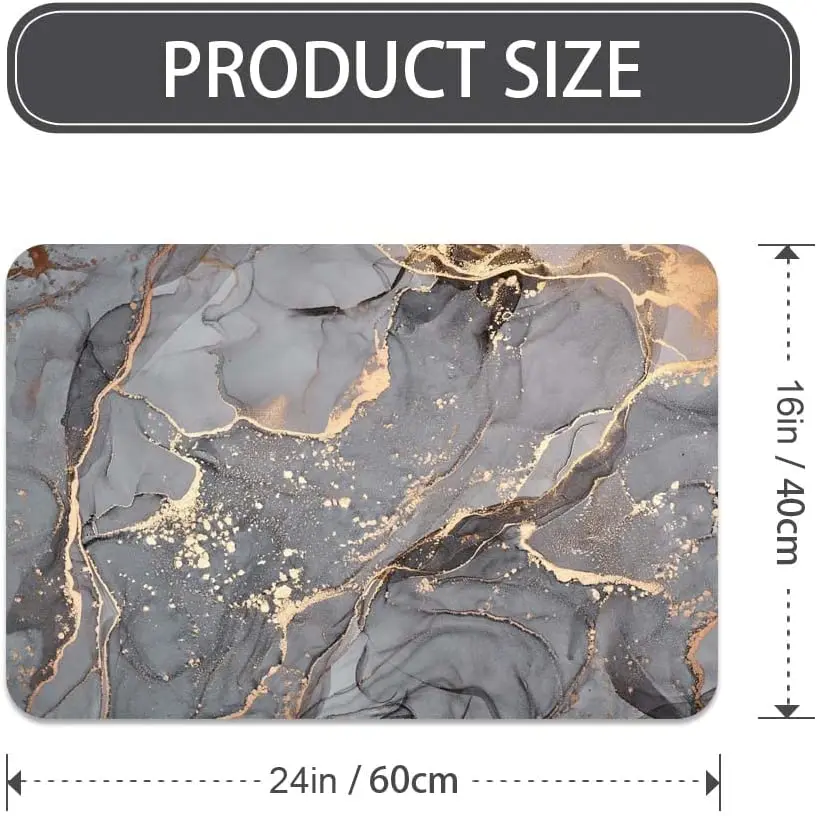 CF BAR18 Wholesale Soft Fast Drying Non Slip Bathroom Rugs Floor Shower Mats Diatomite Diatom Mud Absorbent Bath Mat Rugs