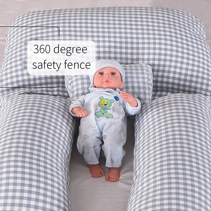 High Thread Counts Pregnancy Pillow Mother Skin Friendly Sleep Hug Pillow, Body Support Maternity Wedge Pillow