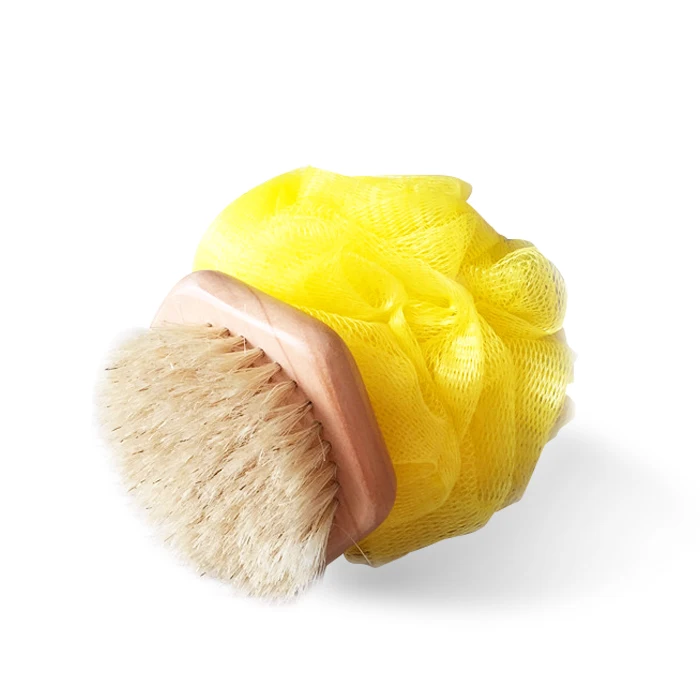 High quality Skin Exfoliating Cleaning Brush Adult Boar Bristle Bath Brush For Domestic Use