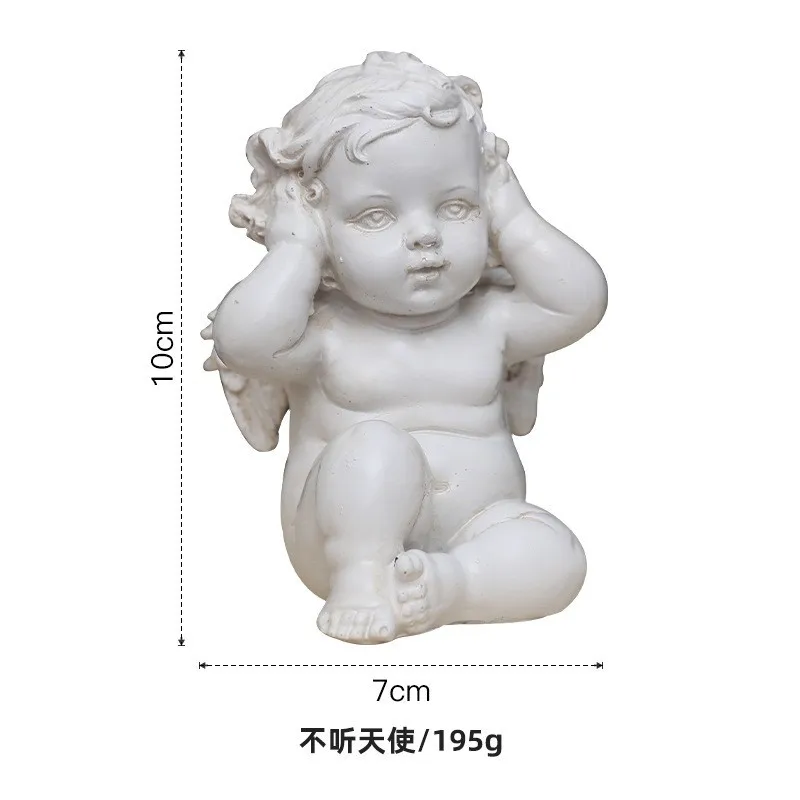 European standing posture retro wings angel hand holder candlestick party restaurant romantic atmosphere decoration