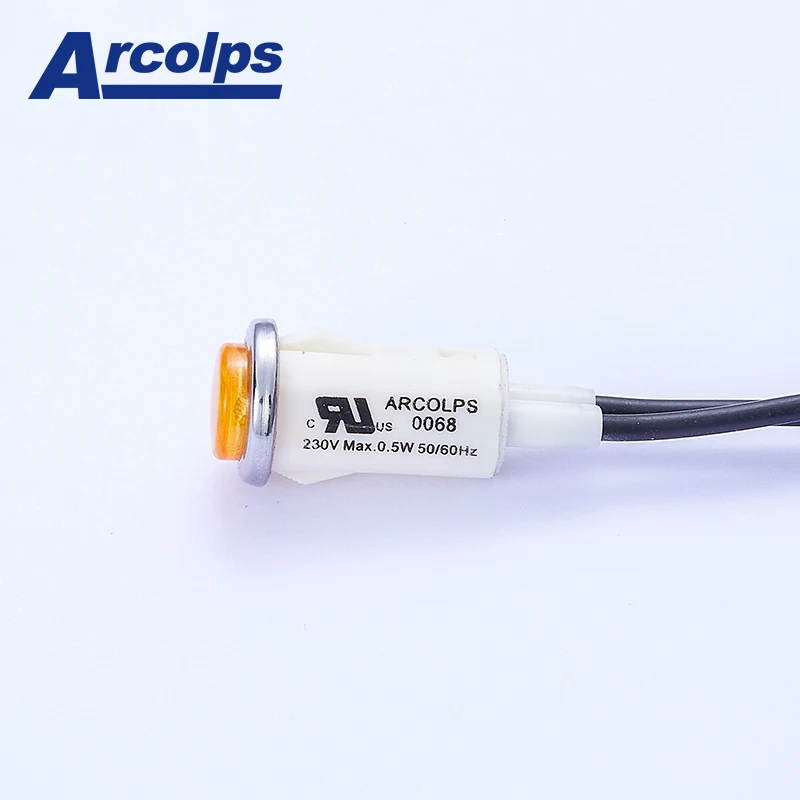 Hot Sale Waterproof Metal 12v/24v/110v/220v Led Indicator Pilot Light