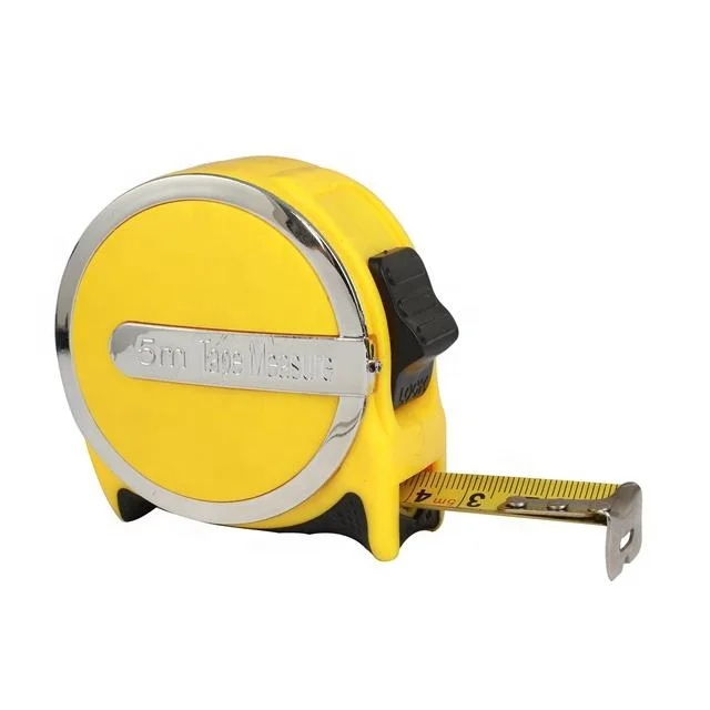 Meter And Imperial ABS Plastic Tape Measure 5m With Logo Custom Steel 5m 7.5m 10m Measuring Tape