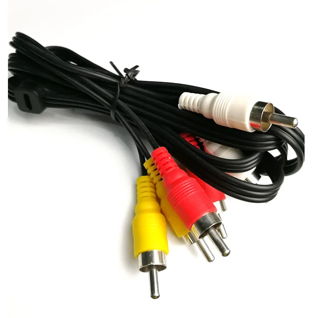 Audio Video 3RCA to 3RCA Cable  3 Rca Male to 3 Rca Male Audio Video Extension Cable 3RCA Audio Cable