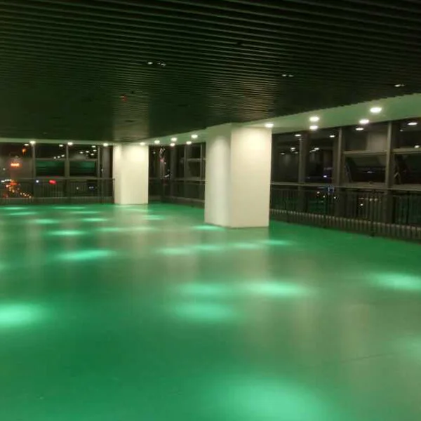 Eco-friendly Anti-Slip 5.0 mm Easy Maintenance Green Color Marley PVC Flooring for Ballet Dance
