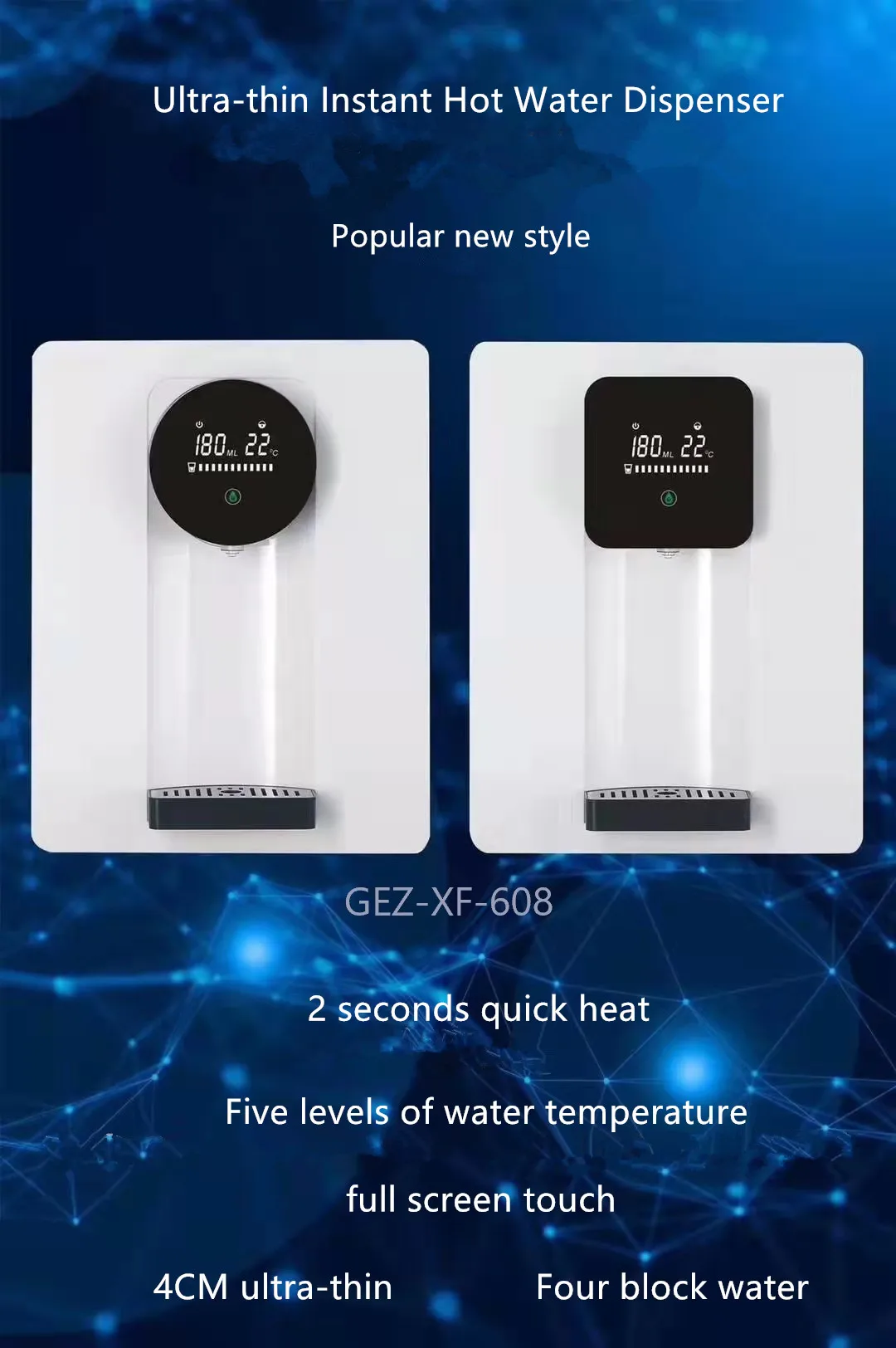 Instant Hot Dispenser Generate Domestic Direct Drinking Tap Water Filter Heating One Machine