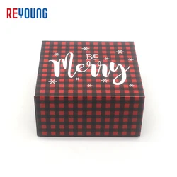 Custom Red And Black Squares Magnetic Book Boxes Packaging Newborn Shoes Gift Box For Sets With Lid
