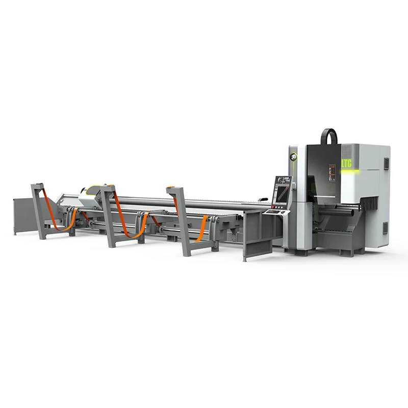 square/round Tube/Pipe fiber laser cutting machine Multi function high speed precision easy operate machine