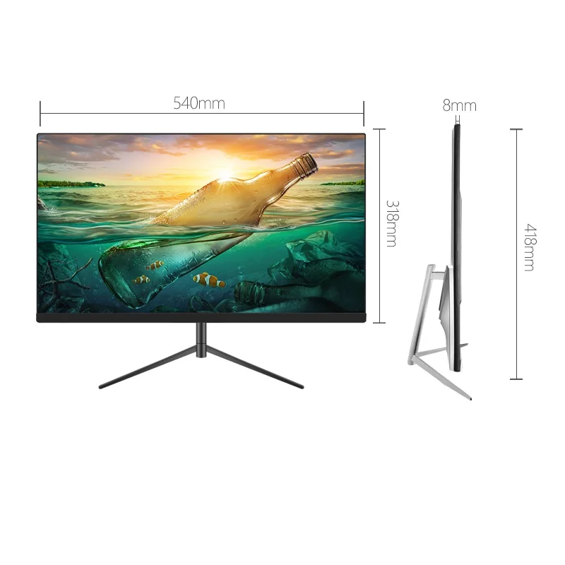 Монитор компьютерный портативный с высоким разрешением 1080P 2K 4K VGA 19 22 24 27 32 75