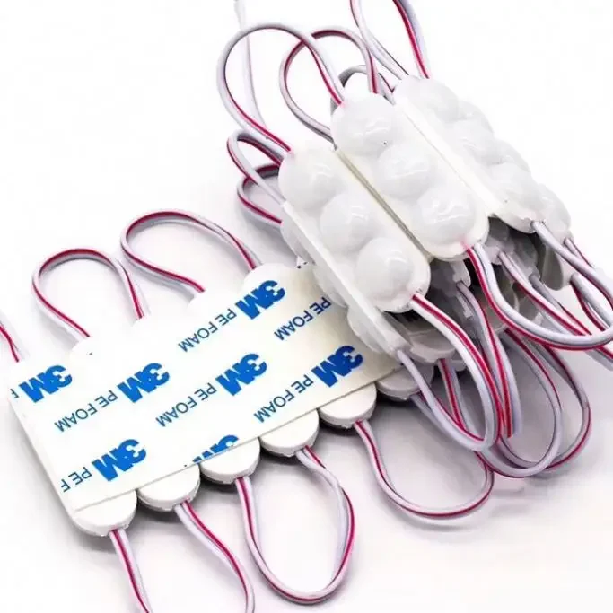 Hot Sell SMD2835 RGB Self-Dimming 5516 1.5W Waterproof IP67 Outdoor RGB Flashing LED Module Light For Letter Sign Advertising