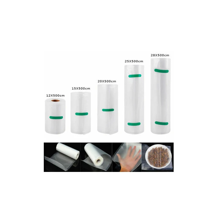 custom size thickness printed frozen food vacuum packaging bag