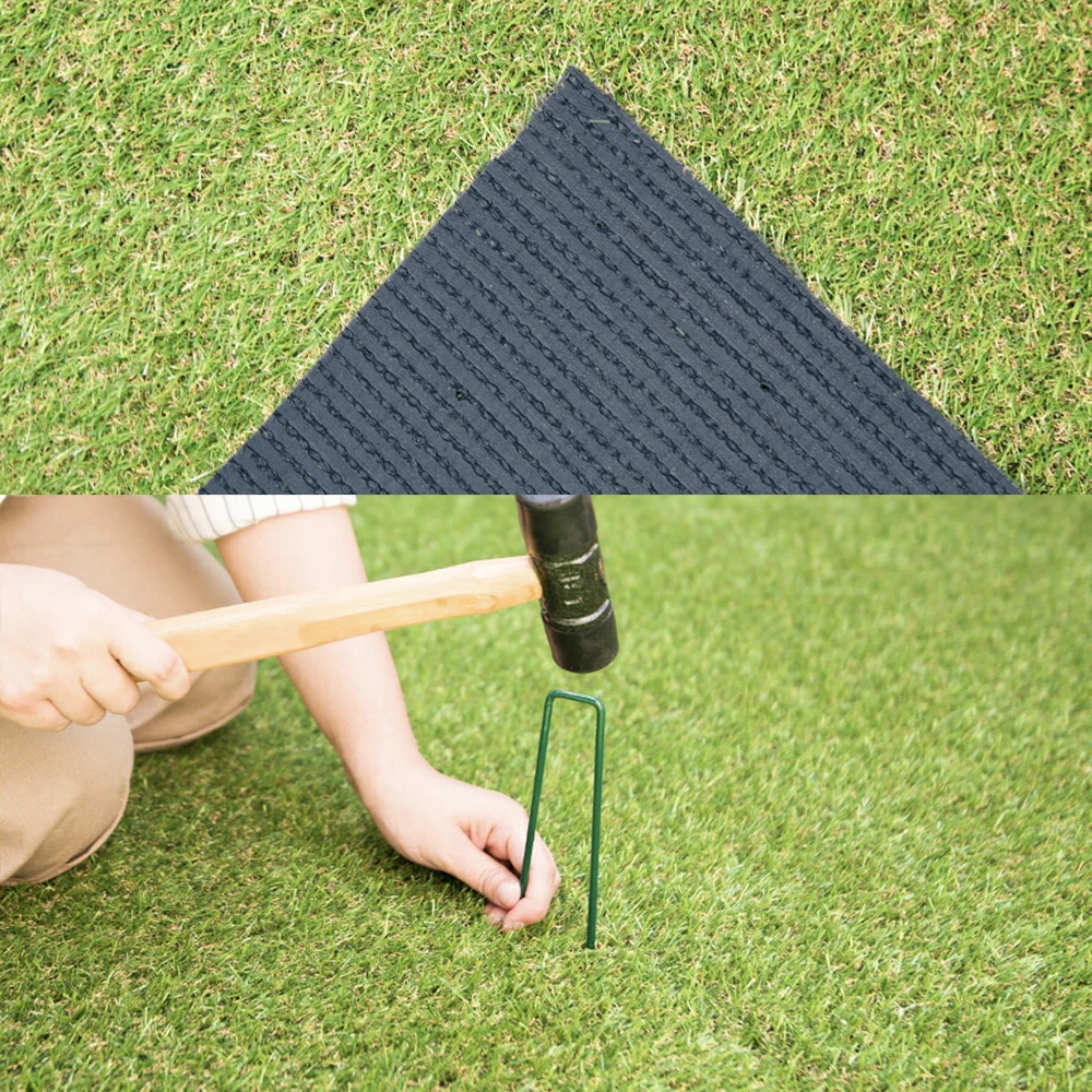 Hanwei grass turf x grass Synthetic readymade rainbow pet turf indoor soccer turf green plastic carpet grass india