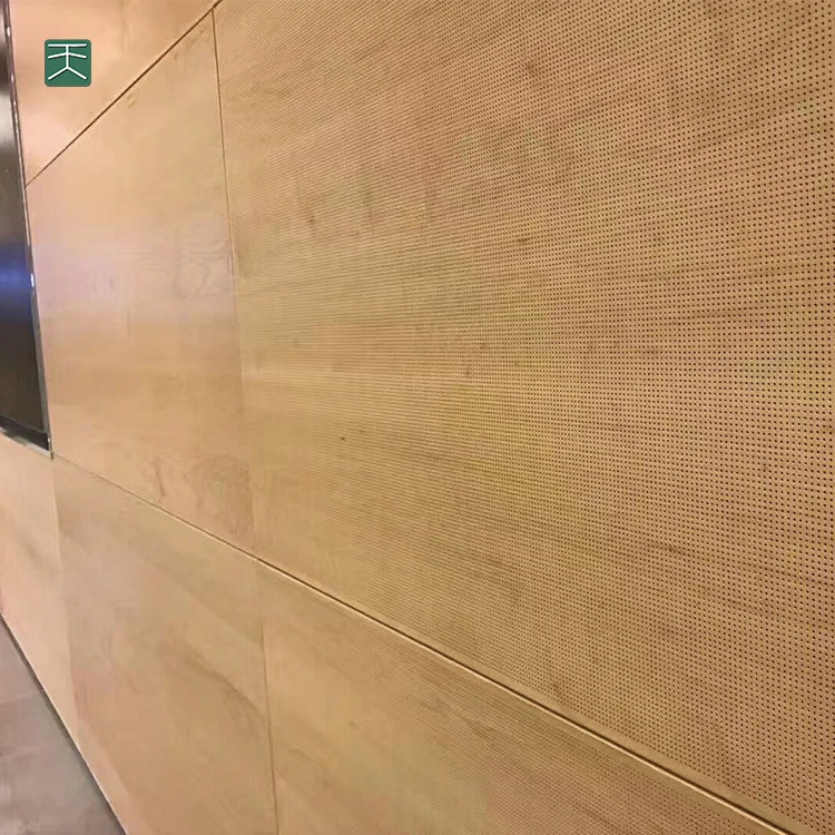 Tiange Sound Absorbing Material 280x46 Aluminium Perforated Metal Acoustic Tile Soundproof Padding Wall Panels for Ballroom