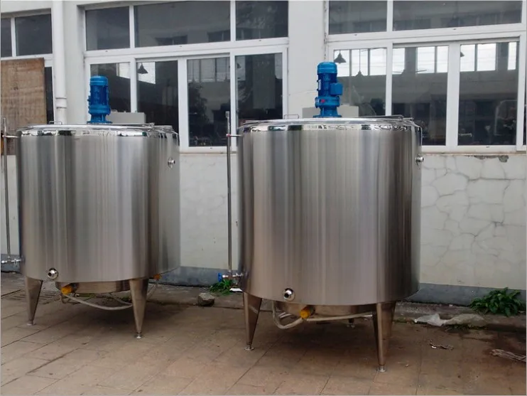 Ice cream plant use aging tank from 50L to 10000L