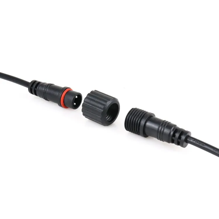 Лидер продаж 2 pin M16 водонепроницаемый мужской и женский разъем Электрический провод