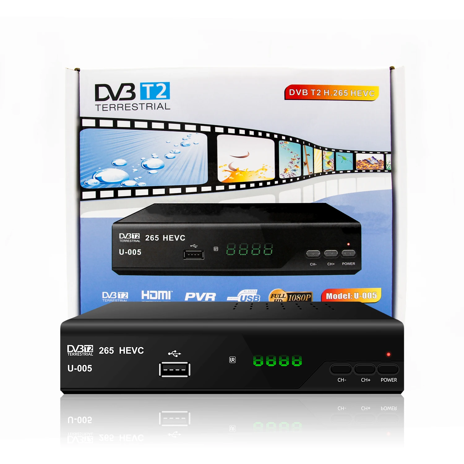 Новая итальянская ТВ-приставка DVBT2 HEVC MAIN 10 Standard