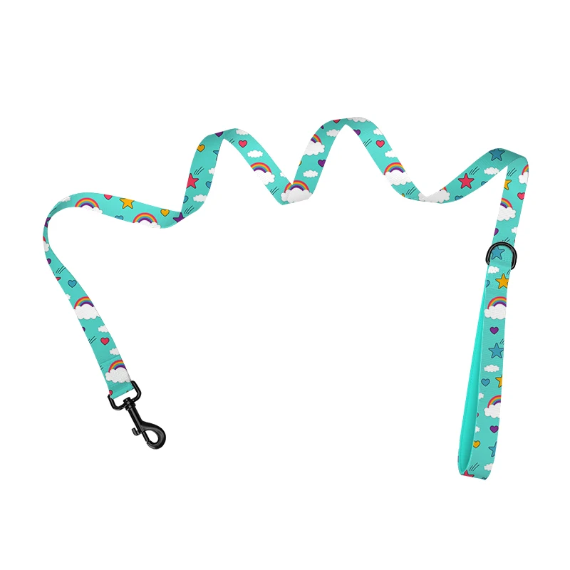 2023 New Released  Manufacturer OEM Sublimation Duo Reversible Harness Soft Neoprene Padded  Pet Dog Harness Custom Harness