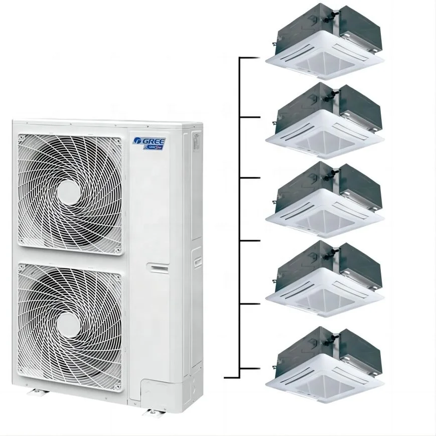 Gree VRF Multi Cassette Ceiling 20ton Industrial Cooling Compressor Screw Chiller Hrv Fcu Air Conditioners