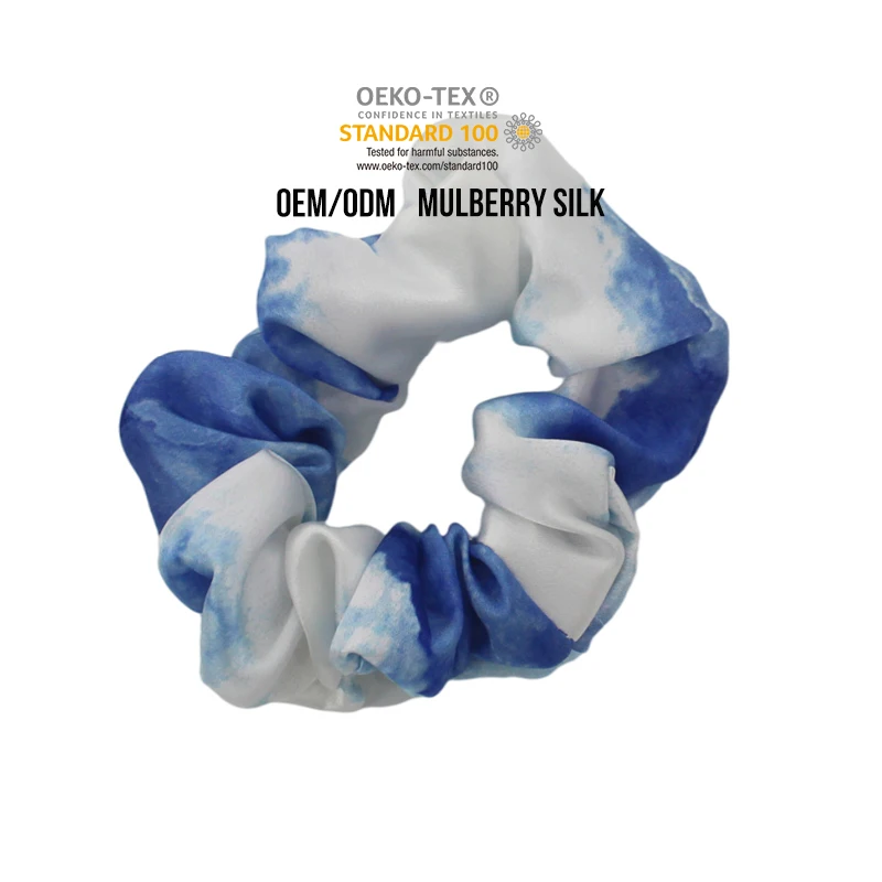 Luxury Wholesale Custom 100% Pure Mulberry 6A Grade Oeko Tex Eye Mask Scrunchies Printed Silk Pillow Case Gift Set