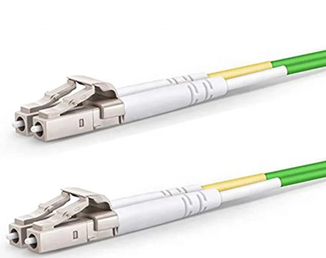 5m (16ft) LC UPC to LC UPC Duplex OM5 Multimode Wideband PVC 2.0mm Fiber Optic Patch Cable