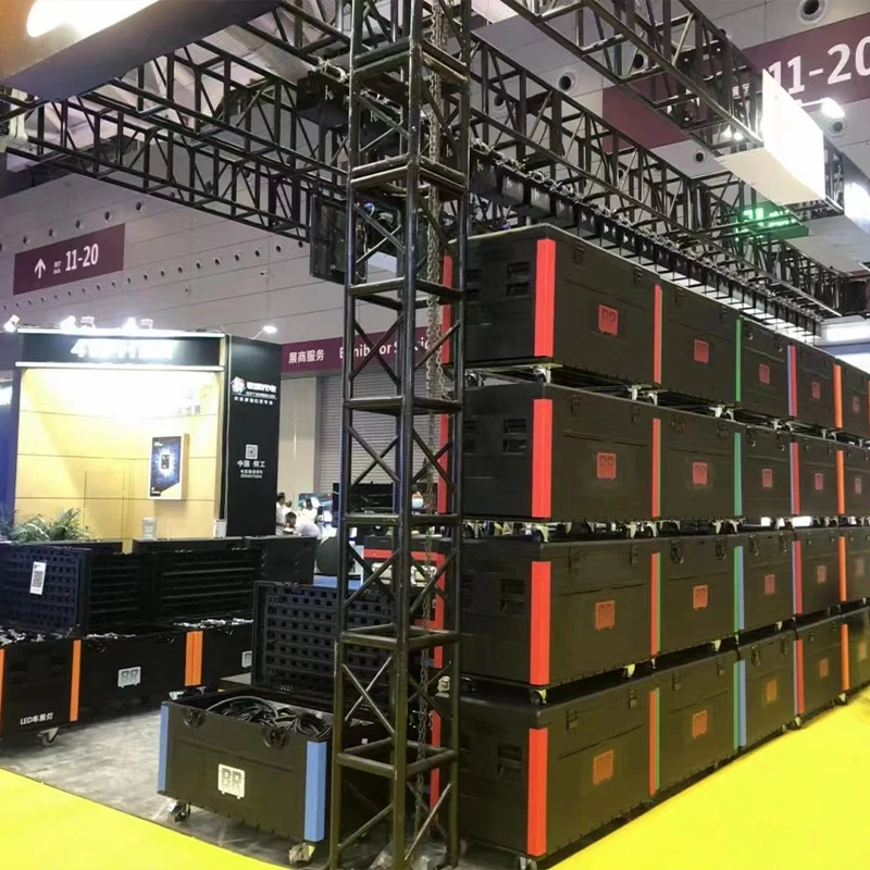 XYY Customized Outdoor Removable stack able carrying moving 19 inch HDPE 8u utility trunk pack Flight rack  Case