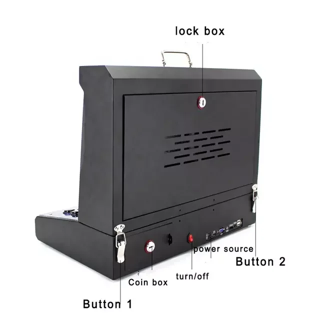 15 Inch Consola Juegos Grande Tridimensional Coin-operated Game Machine With 3188 Arcade Games For Gaming Room Pan-dora Gaming