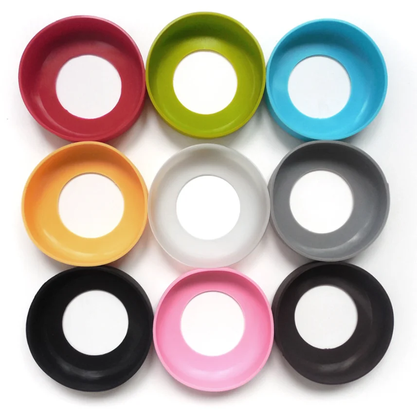 YDS Custom Wholesale Thickened 80mm Protective Silicone Boot Covers Anti-slip Bottom Sleeve Cover for Water Bottle Sleeves